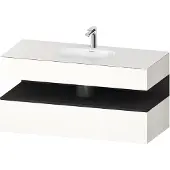 Duravit Einbauwaschtisch-Möbel-Set Qatego 120x55x60cm, gra m/we g, Kon-WTU, B