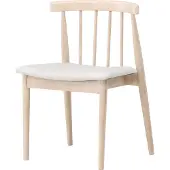Ebuy24 Esszimmerstühle Flora Weißwäsche 2er-pack