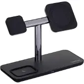 UNITEK P1212A, Freistehend, ABS, Schwarz, Silber, Kontakt, Tisch, 15 W