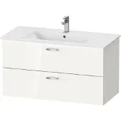 Duravit Badmöbel-Set XBASE 1030mm, mit Spiegel GOOD weiß hochglanz weiß hochglanz