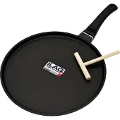 KOPF Crepespfanne Marra (Aluguss, 28 cm, ILAG Beschichtung, Induktion) inkl. Teigverteiler