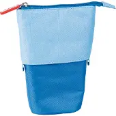 Brunnen Etui und Stiftköcher blau
