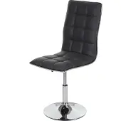 MCW Esszimmerstuhl MCW-C41, Stuhl Küchenstuhl, höhenverstellbar drehbar, Kunstleder grau