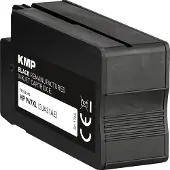 KMP GOLD Tintenpatrone passend für HP 967XL Black 3JA31AE mit OEM-Parts und Chip