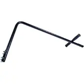Roland Fahrradanhänger Big Boy 455, Schwarz, Stahl, Trekbet, 320 mm