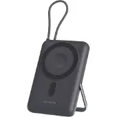 4smarts Enterprise Pocket, 10000 mAh, Quick Charge 2.0, Kabelloses Aufladen, 22,5 W, Grau