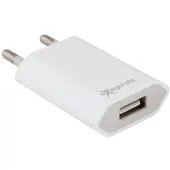 Hamlet Universal-USB-Wandladegerät XPW220U 220V 5V Weiß 1 Anschluss