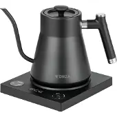 Ecg Forza 8000 Pour over Nero | Wasserkocher | Volumen 1,0 Liter | Gehäuse aus Edelstahl | 1200 W | Mattschwarzes |