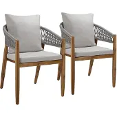 TecTake Gartenstuhl Manacor, Ropedesign
