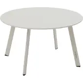 Hespéride Runder gartenbeistelltisch "saona" ton 70 x 40cm aus stahl -