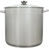 Menastyl Topf mit Deckel – – 4615451 – Edelstahl – 17 Liter – 32 cm – Geeignet für alle Herdarten, inklusive Induktion