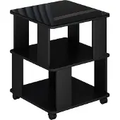 Vicco Couchtisch Velito Schwarz 50 x 50 cm, Model 55378