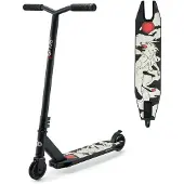 Kinderkraft SOLIS Scooter – Cityroller für Kinder ab 5 Jahren & Erwachsene bis 100 kg, Schwarz