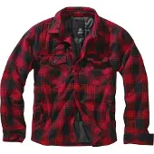 Brandit Lumber Jacket red/black Gr. 5XL
