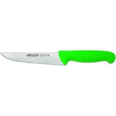 Arcos Küchenmesser Farbe - Prof 290521 Edelstahl Nitrum und mango ergonomische grüne Polypropylenklinge und 13 cm Klinge, Vitrine