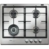 Whirlpool GMR 6422/IXL, Edelstahl, Integriert, 59 cm, Gaskochfeld, Edelstahl, 4 Zone(n)