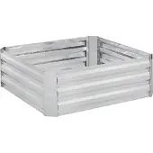 B2X Bodenloser Pflanzkasten aus verzinktem Metall 77x32x5,5 cm für optimale Entwässerung und Schädlingsschutz