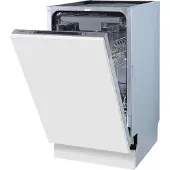 Hisense Hi4 Vollintegrierbarer Geschirrspüler, 45 cm, Voll integriert, Single (45 cm breit), Schwarz, Tasten, 1,5 m, 1,5 m