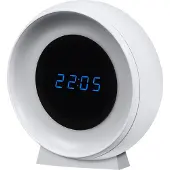 Osram NIGHTLUX Digitale Uhr & Nachtlicht mit Sensor, 0,3W, 5lm, Batterbetrieb, USB-Ladekabel, Farbwechselfunktion für weißes Licht, einfache Montage, nur für Innenräume geeignet (auch Feuchträume)