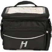 Haberland Lenkertasche 10l Max Plus schwarz - geräumige Lenkertasche mit KLIC...