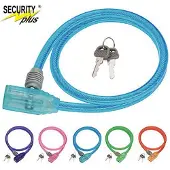 Point Kabel-Schloss Kinder Sortiert, Mehrfarbig, One Size, 07 0 01 050
