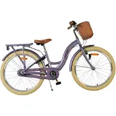 Volare Blossom Kinderfahrrad - Mädchen - 24 Zoll - Lila - 3 Gänge