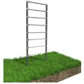 QLS Outdoor Sprossenwand Kletterwand Klimmzugstange Klettergerüst 8 Sprossen 250kg 9465