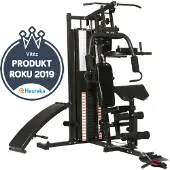 Kubisport Trainingsstation Booster-Turm dreistufig, 76 kg Gewichtsblock, gelagertes Seilzugsystem, 130 kg max. Benutzergewicht