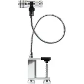 Schwaiger GLED0030, Grillleuchte, Schwarz, Silber, Aluminium, Gummi, LED, IP44, Akku