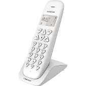 Logicom Vega 150, DECT-Telefon, Kabelloses Mobilteil, 20 Eintragungen, Weiß