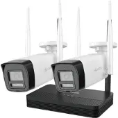 HiLook Kamerasystem IKS-2044BH-PH/W mit 2 Kameras, 2560x1440 Auflösung, WLAN & Ethernet