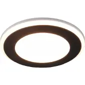 TRIO Einbauleuchte AURA Ø 14,8cm Schwarz matt