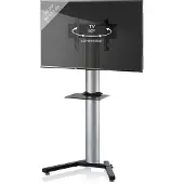 VCM TV Standfuß mit Zwischenboden 26-70 Zoll | VESA bis max. 600x400 | | Fernseh Ständer aus Alu | TV Ständer Maße ca. H. 174 x B. 90 x T. 72 cm | Fernsehstand Stadino Maxi