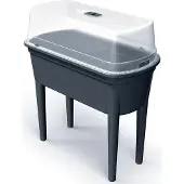 Prosperplast Anzuchttisch Set Bloomo Kunststoff 77,5 x 38 cm anthrazit
