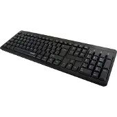 Schwaiger WKB1000 013, Kabellos, RF Wireless, QWERTZ, Schwarz