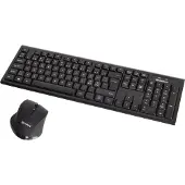 Sandberg Wireless Office DesktopSet Nor, Kabellos, RF Wireless, Mechanischer Switch, QWERTY, Schwarz, Maus enthalten