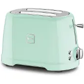 Novis Iconic Line - Toaster T2 neomint SET mit Brötchenwärmer