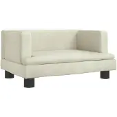 Syfax Hundebett Creme 60x40x30 cm Samt