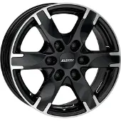 Alutec Felge Titan 7.5Jx17 ET 55 6x139 Diamant Schwarz TIT75755FR13-1 kompatibel mit FORD Ranger
