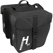 Haberland Doppeltasche Basic M 3.0 schwarz, 31x31x12cm, 25ltr