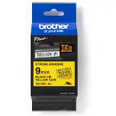 Brother Schriftbandkassette TZe-S621, 9 mm breit, gelb/schwarz