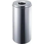 Helit Edelstahl-Papierkorb "the guardian" 50 Liter silber