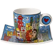 Goebel James Rizzi Summer in the City Espressotasse