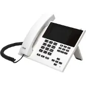 Auerswald COMfortel D-400 - VoIP-Telefon mit Rufnummernanzeige/Anklopffunktion - dreiweg Anruffunktion - SIP, RTP, SRTP