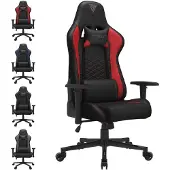 Sense7 Spellcaster black and red armchair