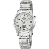 Master Time MTLA-10307-12M Damen-Funkuhr mit Zugband
