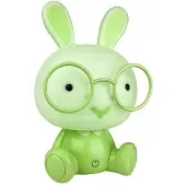 Adgo Lampe Nachtschreibtisch Kaninchen Led Für Kinder Hase 3 Modi Usb Grün