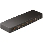Goobay HDMI Matrix-Schalter 4 auf 2 (4K @ 60Hz), HDMI Splitter (schwarz)