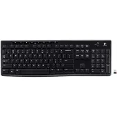 Logitech K270, Volle Größe (100%), Kabellos, RF Wireless, QWERTZ, Schwarz