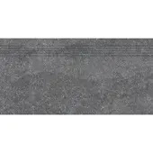 Rako Kaamos Treppenfliese schwarz 30x60 cm matt DCPSE588.1